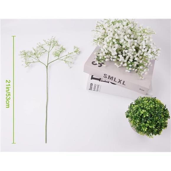 10Pcs Baby Breath/Gypsophila Artificial FakeSilk Plants Wedding Party Decoration - Picture 2 of 6